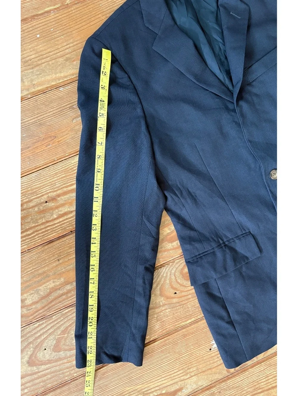 J.Crew Ludlow Thompson Wool Blazer Men’s 36S Navy Blue Two Button